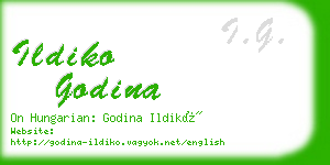 ildiko godina business card